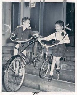 1954 Detroit Ronald Hall & Carolyn Shanks with Police Auction Bikes 