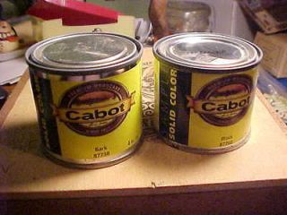FL OZ; SIZE TINS CABOT WOOD STAIN GREAT FOR CAMOUFLAGE ARTS CRAFTS 