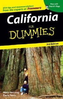 California for Dummies by Paula Tevis and Mary Herczog 2005, Paperback 
