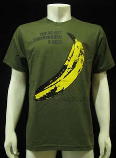 The Velvet Underground&Nico Green T Shirt Mens Sz M
