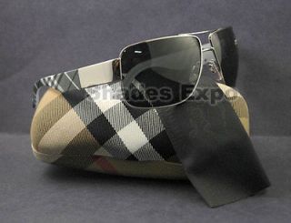 NEW BURBERRY SUNGLASS BE 3040 BLACK BE3040 1005/87 AUTH 61MM
