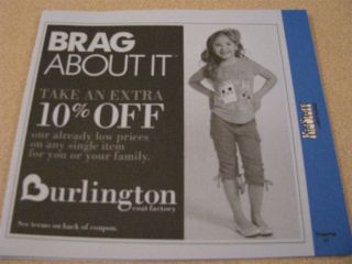 coupons BURLINGTON COAT FACTORY 10% off purchase FREE SHIP exp 12/31 