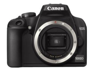 Canon EOS Rebel XS / 1000D 10.1 MP Digital SLR Camera   Black (Body 