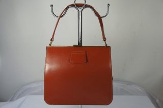Vintage   Probably 1950s   Russell & Bromley Gladstone Tan Leather 