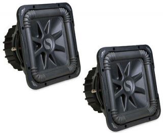 KICKER CAR AUDIO SUBWOOFER PACKAGE INCLUDES TWO S12L5 DUAL 4 OHM 12 