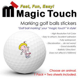   Golf Balls Dooly Stickers Gongsili Golfe​r Magic Touch 