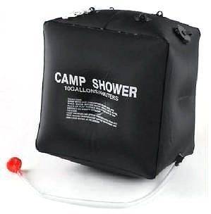40L Camping Hiking bath Shower Bag Solar Power Shower Heating Outdoor 