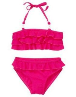 NWT Gymboree CAPE COD CUTIE Pink 2 Pc Ruffle Bikini Swimsuit