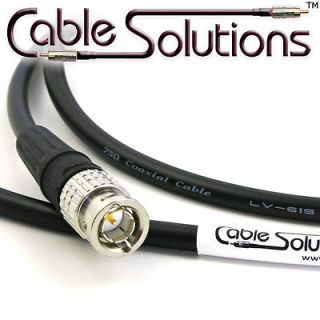 Canare LV 61S Custom Video/Audio/RF Cable with RCA/BNC/F Connectors 