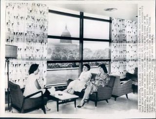 1955 Washington DC AFL Teamsters Union Headquarters Penthouse Lounge 