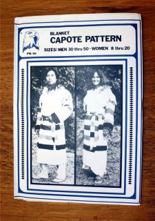 BLANKET CAPOTE PATTERN/CRAFTS​/RENDEZVOUS/TR​ADITIONAL