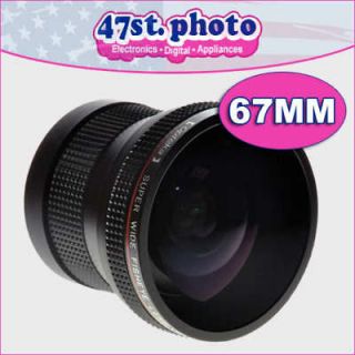 Opteka 67mm 0.20X HD Professional Super AF Fisheye Lens