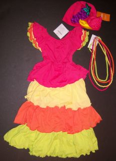 NWT Gymboree Carmen Miranda Rio Samba Dancer Costume Fruit Hat 