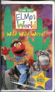 Elmos World   Wild Wild West (VHS, 2001)