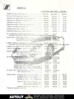 1974 Fiberfab Avenger GT15 Valkyrie Jamaican Liberty
