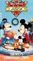 Walt Disney Mini Classics   Mickeys Christmas Carol VHS, 1994