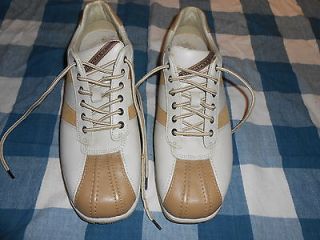 Perry Ellis America beige, natural, cream mens size 9.5 casual shoes