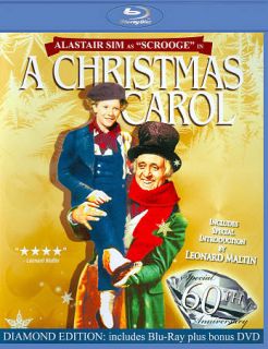 Christmas Carol Blu ray Disc, 2011, 2 Disc Set, 60th Anniversary 