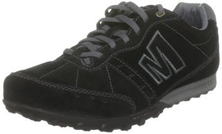 MENS MERRELL TRAINERS MILES BLACK/CASTLE ROCK J15683