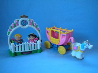 Fisher Price Little People Castle Carriage Horse Dance Floor Prince 