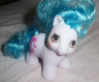 Vintage My Little Pony Teeny Tiny Ponies Little Giggles   Excellent 
