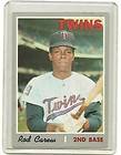 1970 Topps Autographed Rod Carew Card 290
