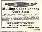 1912 ad b mullins cedar canoes