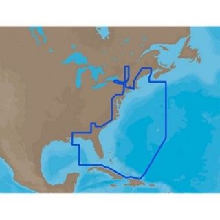 Map Max SD Card   U.S. East Coast & The Bahamas