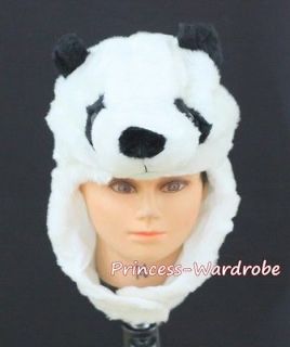 For Halloween Cute Panda Bear Cat Hat Party Costume ONE Free Size Gift 