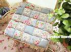 Shabby Floral Rose Chic Quilted Cotton Chair Pad/Mat p Style