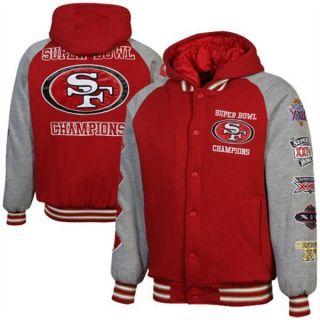 San Francisco 49ers 5 Time Super Bowl Champs Defender Jacket By GIII