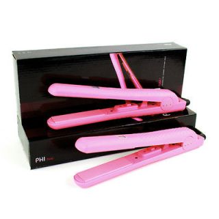   PHI Beauty Pink Hair Straightener Ceramic Tourmaline Pro Flat Iron NEW