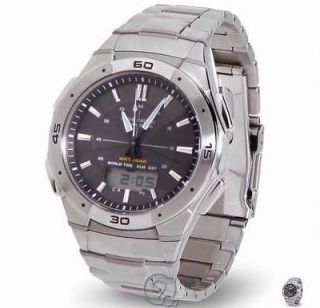 Casio Wave Ceptor 3311 5052 ES Stainless Steel Atomic Watch Wristwatch