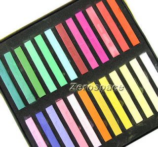   Color Non toxic Temporary Pastel Square Hair Chalk High Quality in Box