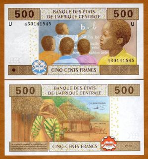 Central African States, Cameroun, 500, 2002, P 206U UNC New 2011 