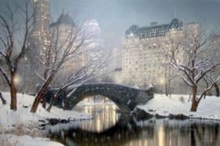 Rod Chase   Twilight in Central Park   Print L/E S/N