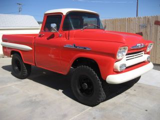 Chevrolet  Other Pickups 1958 Chev Apache 4x4, RARE Arizona 4x4 