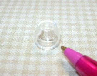 Miniature Mouthblown Stemless Wine Glass for DOLLHOUSE