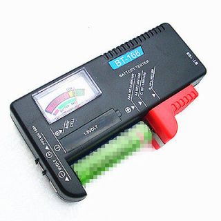 Universal Button Tool Cell Battery Tester AA AAA C D 9V Tester Checker