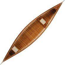 OLD TOWN MOLITOR 17   WOOD WITH CANVAS   CANOE