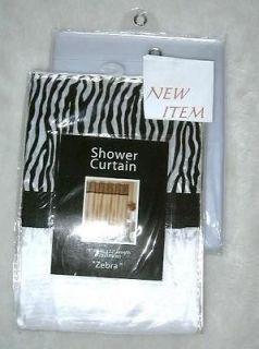 zebra print shower curtain in Shower Curtains