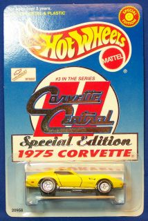 Hot Wheels CORVETTE CENTRAL Special Edition 1975 Corvette #3 in the 