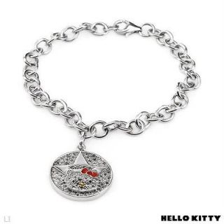 sterling silver hello kitty bracelet in Fine Jewelry