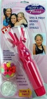   Twist Braid & Spiral in Seconds. New. Kids bead craft. Hair braiding