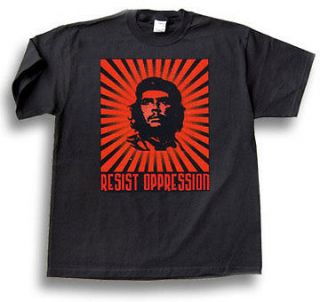 Che Guevara RESIST OPPRESSION SHIRT MEN NEW BLACK