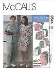 OOP Scrubs Cardigan Top Pants Skirt Hat McCalls Sewing Pattern 9644 