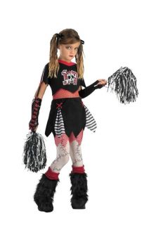 Cheerless Leader Girls Costume, Halloween Party, Trick or Treat, Kids