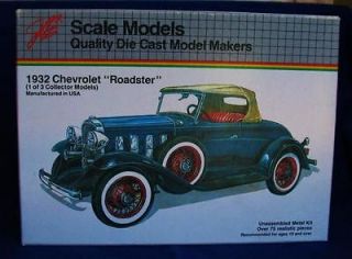 1932 CHEVROLET ROADSTER DIE CAST 1/20 METAL MODEL CAR KIT