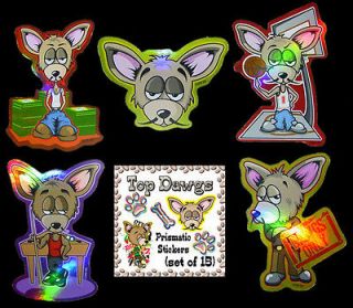 Top Dawg Chihuahua Dog Vending Stickers COOL AM12