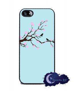 Cherry Blossom Tree with Love Birds   iPhone 5 Slim Case, Cell Cover